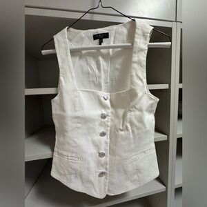 Rag and Bone - Size 2 - Women's White Sleeveless Top